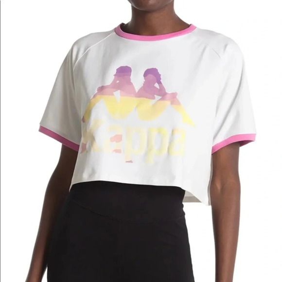 Kappa Active Authentic Sand Caraff Crop Shirt - Picture 4 of 7